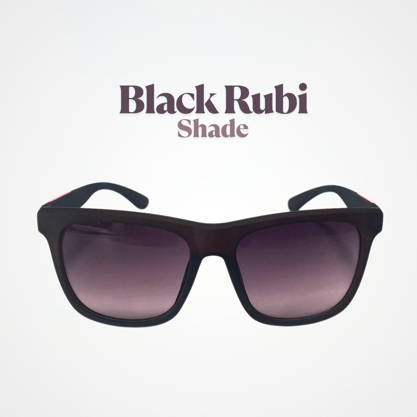 Black Rubi Matt Shade (polaized & Premium Quality)