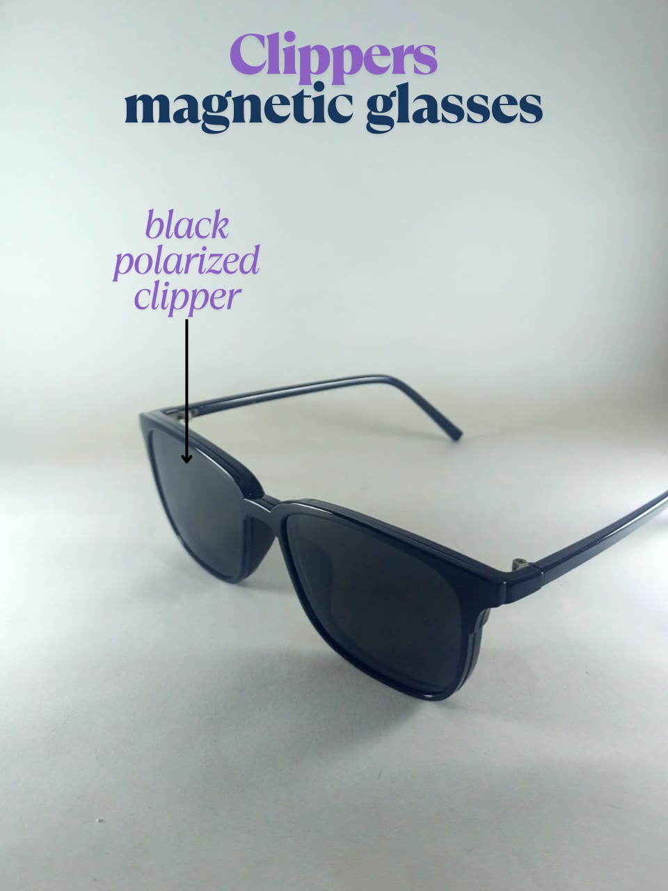 Clip-on Sunglasses + Normal Glasses.
