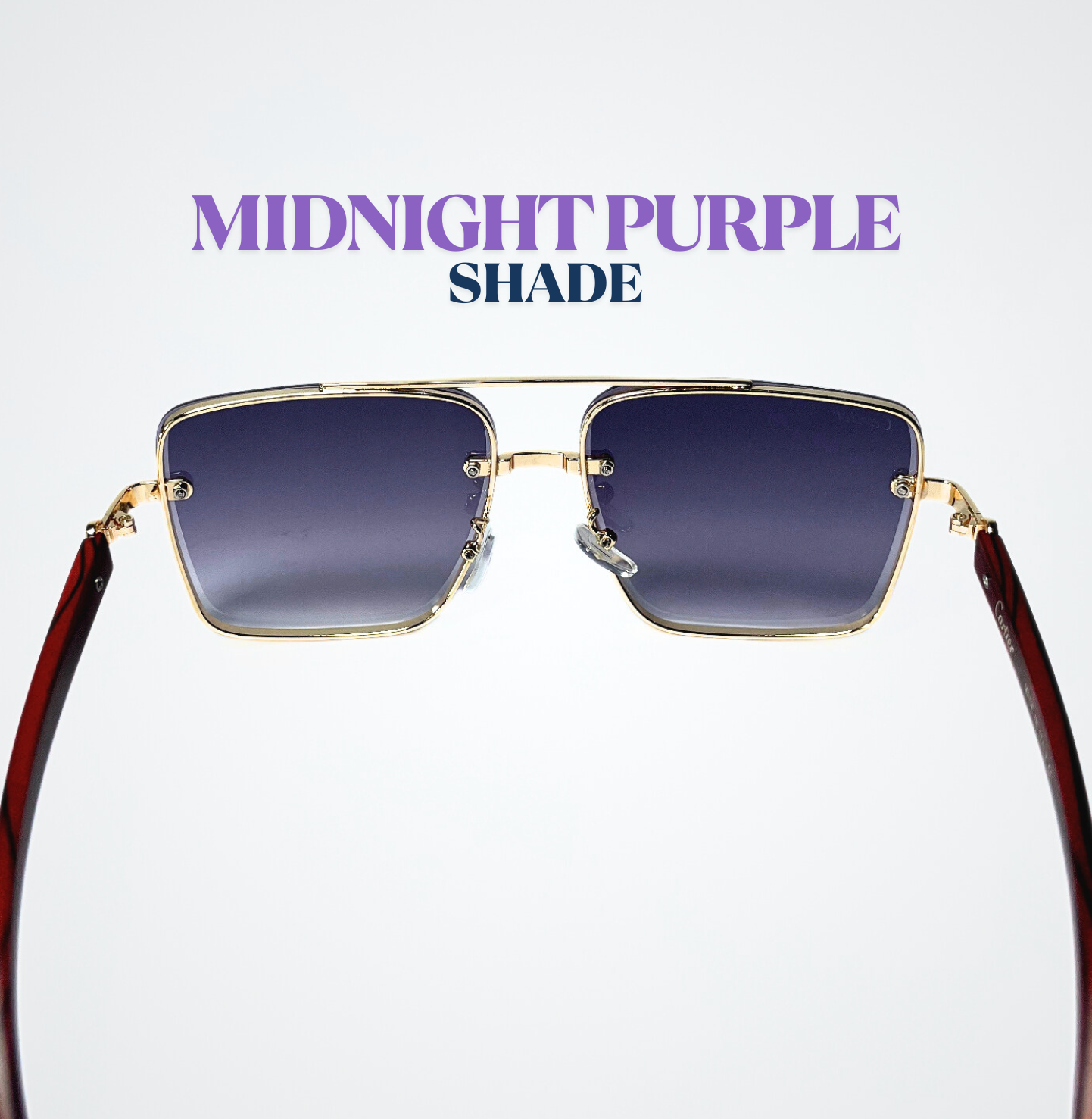 Mid Night Purple Shades (Polarized & Premium Quality).