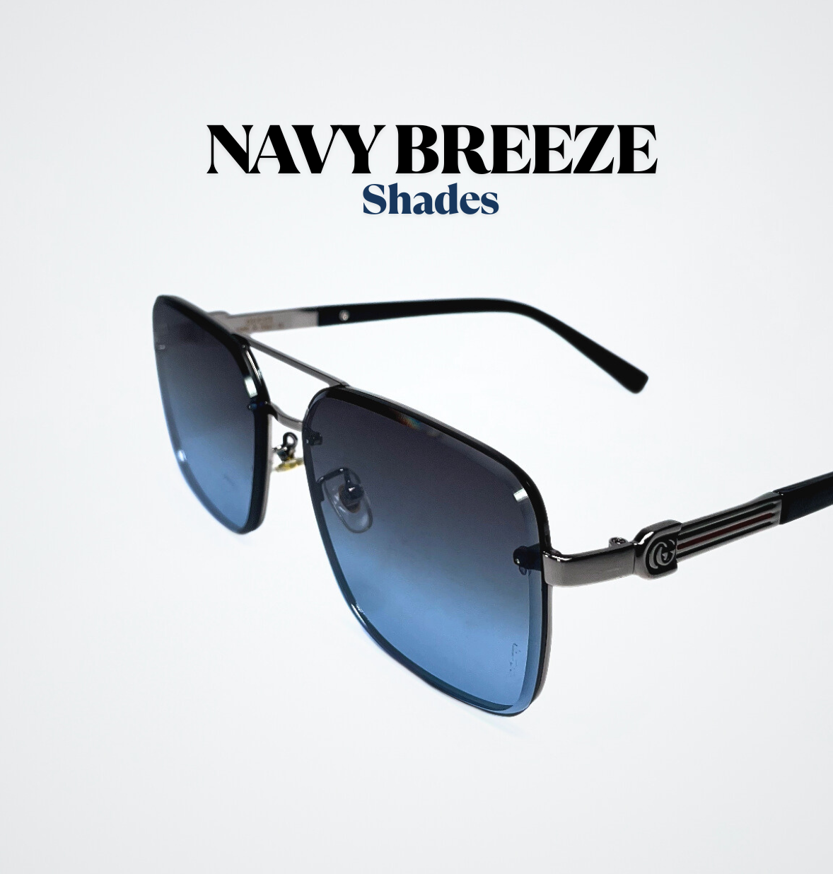 Navy Breeze Polarized Sunglasses (Premium Quality).