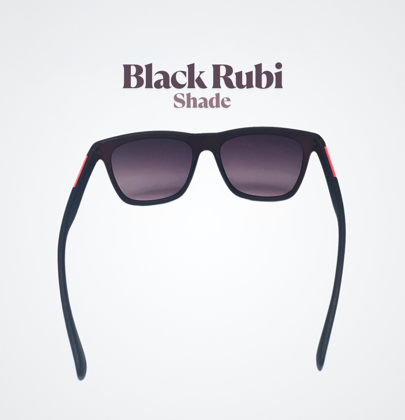 Black Rubi Matt Shade (polaized & Premium Quality)