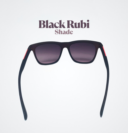 Black Rubi Matt Shade (polaized & Premium Quality)