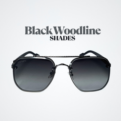Prada Black woodline Sunglasses (Premium Quality).