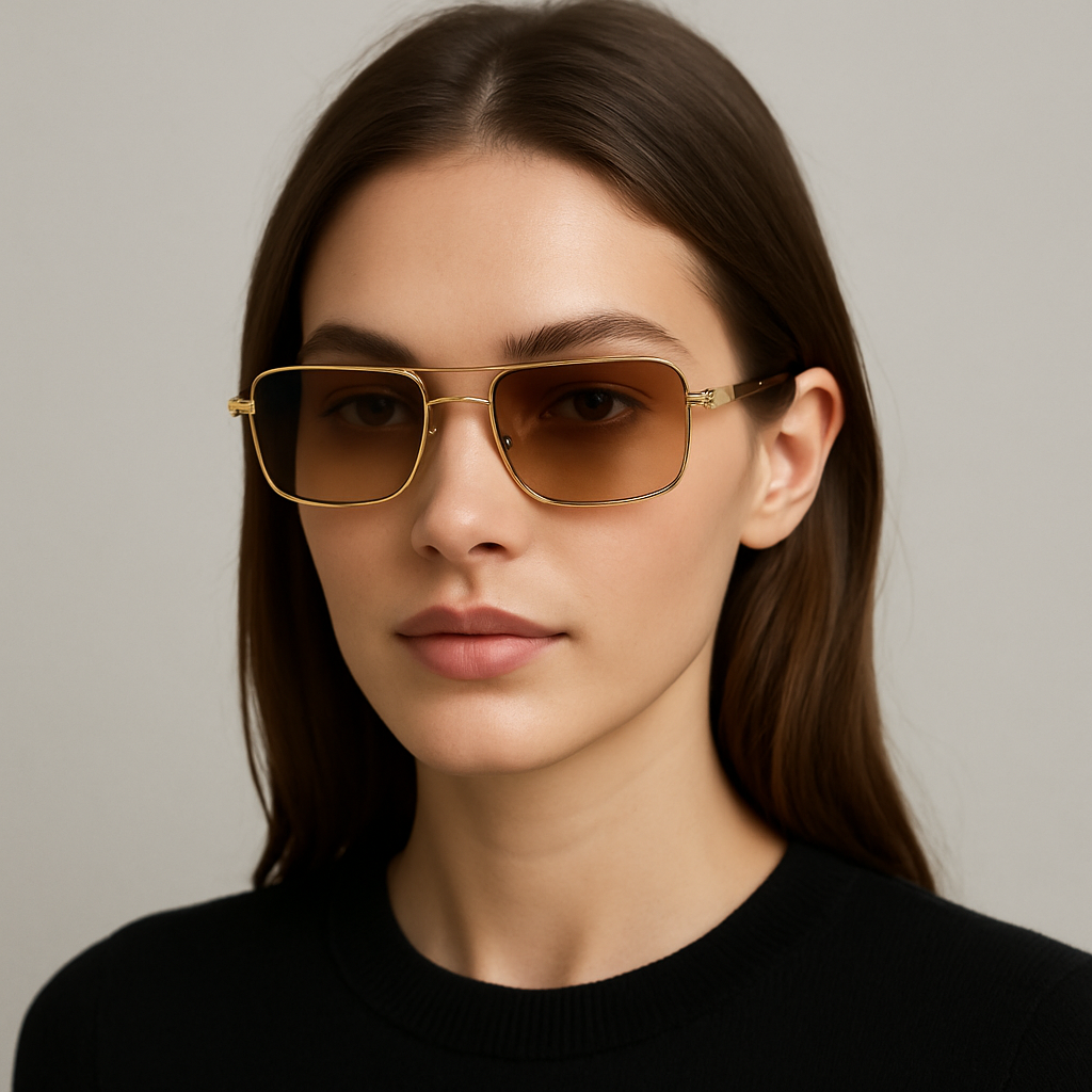 Metallic Brown Sunglasses MBS-009