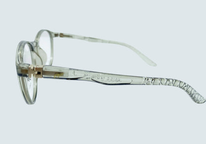 Grey Circular Frame.