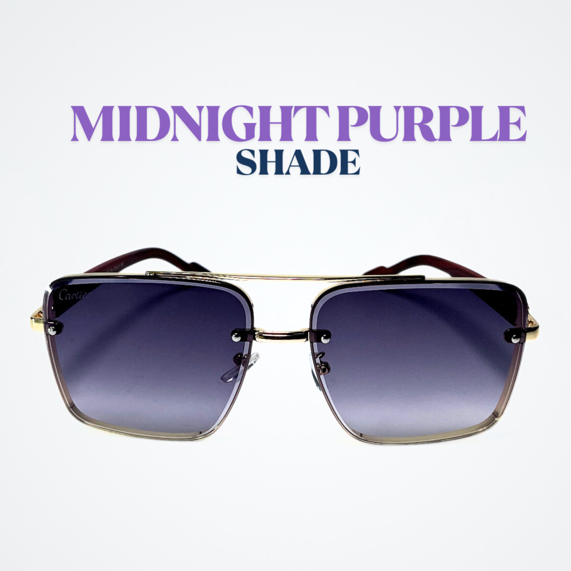 Mid Night Purple Shades (Polarized & Premium Quality).