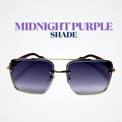 Mid Night Purple Shades (Polarized & Premium Quality).