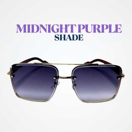 Mid Night Purple Shades (Polarized & Premium Quality).