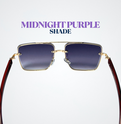 Mid Night Purple Shades (Polarized & Premium Quality).