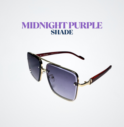 Mid Night Purple Shades (Polarized & Premium Quality).