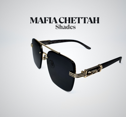 Mafia Chettah Woodline Rimless Shades (Premium Quality)