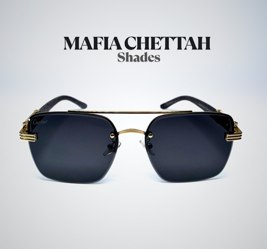 Mafia Chettah Black Woodline Shades (Premium Quality)