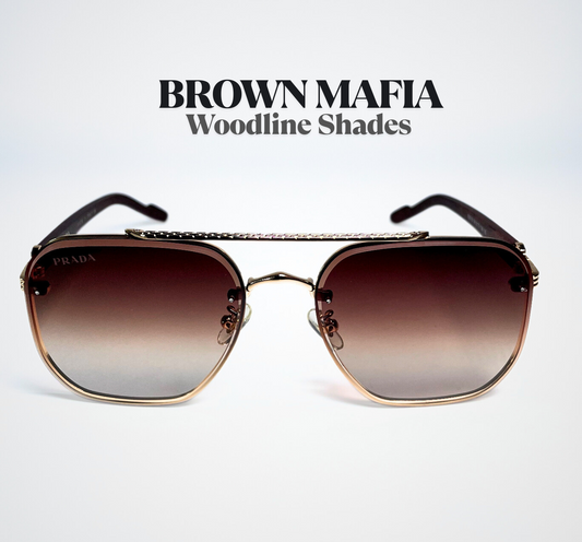 Brown Mafia Woodline Shade (Premium Quality)