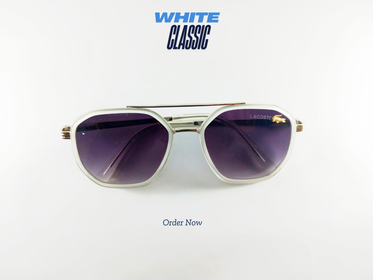 White Classic Sunglasses WC-21