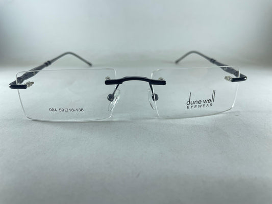 Rimless Specs.